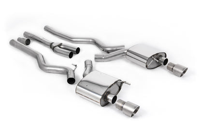 Milltek Sport Auspuffanlage passend für Ford Mustang 2.3 S550/S650 Fastback - titan Endrohre