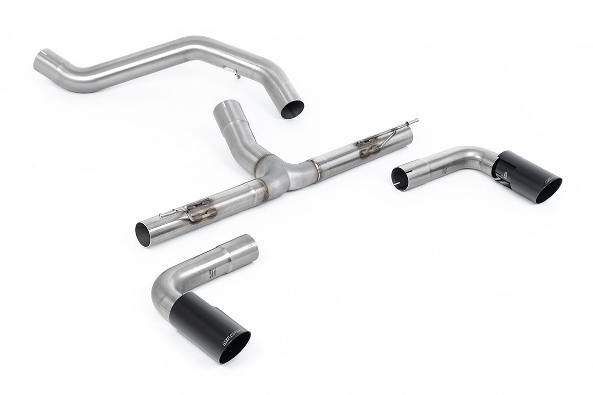 Milltek Sport Abgasanlage passend für Ineos Grenadier B57 & B58 3.0 I6 Turbo - non-resonated - schwarze Endrohre mit verst...
