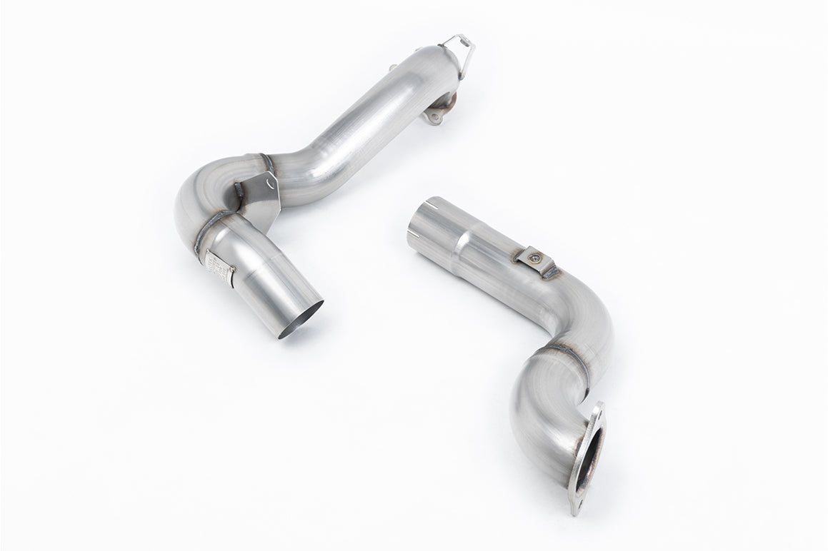 Milltek Sport Downpipe (ohne Kat) passend für Mercedes A-Klasse A35 AMG 2.0 Turbo & CLA35 Coupe Shooting Brake 76,2mm