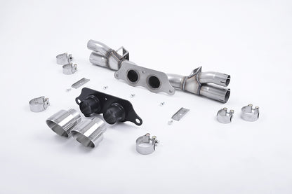 Milltek Sport Auspuffanlage passend für Porsche 911 991.1 GT3 & GT3 RS - polierte Endrohre