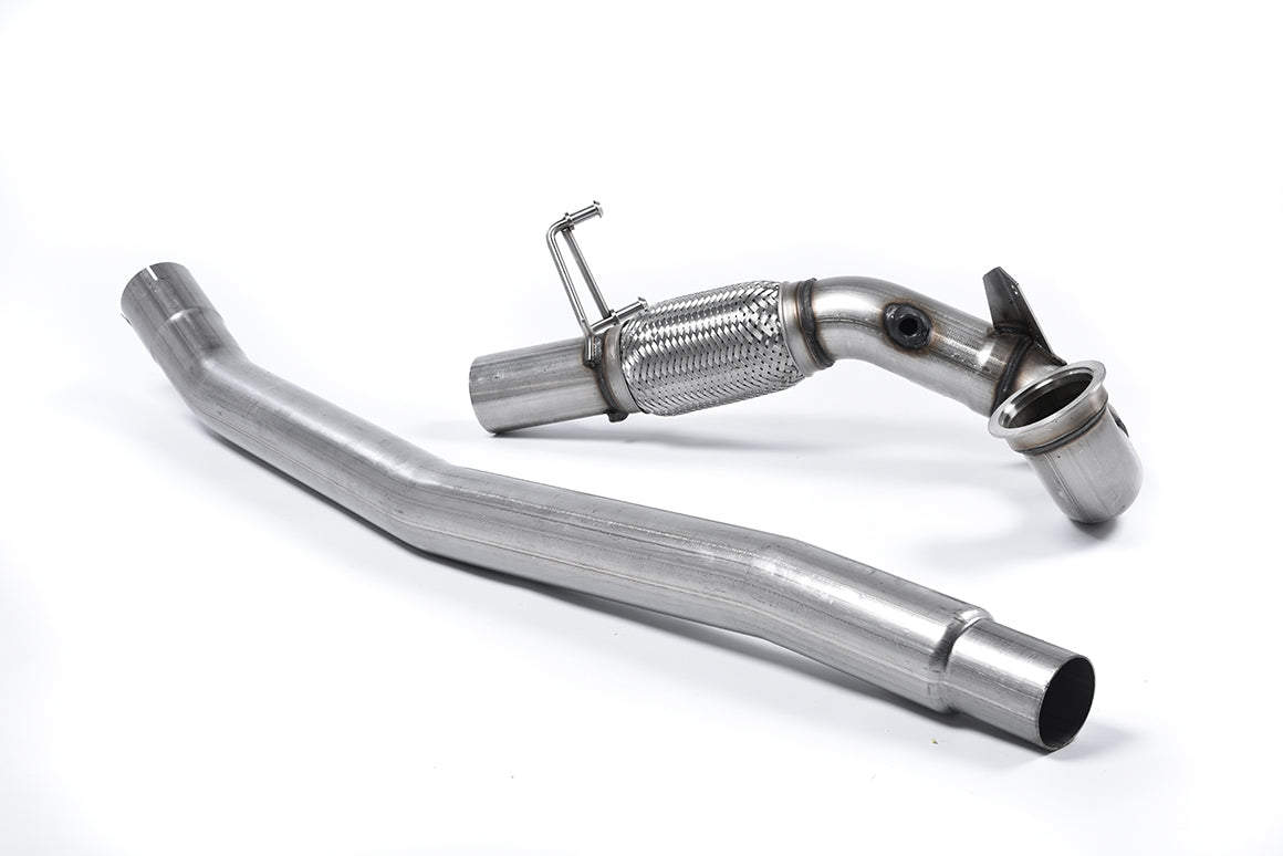 Milltek Sport Downpipe (ohne Kat) passend für Audi S3 2.0 TFSI quattro Saloon & Cabrio Sportback 8V.2 & VW Arteon 2.0TSI M...