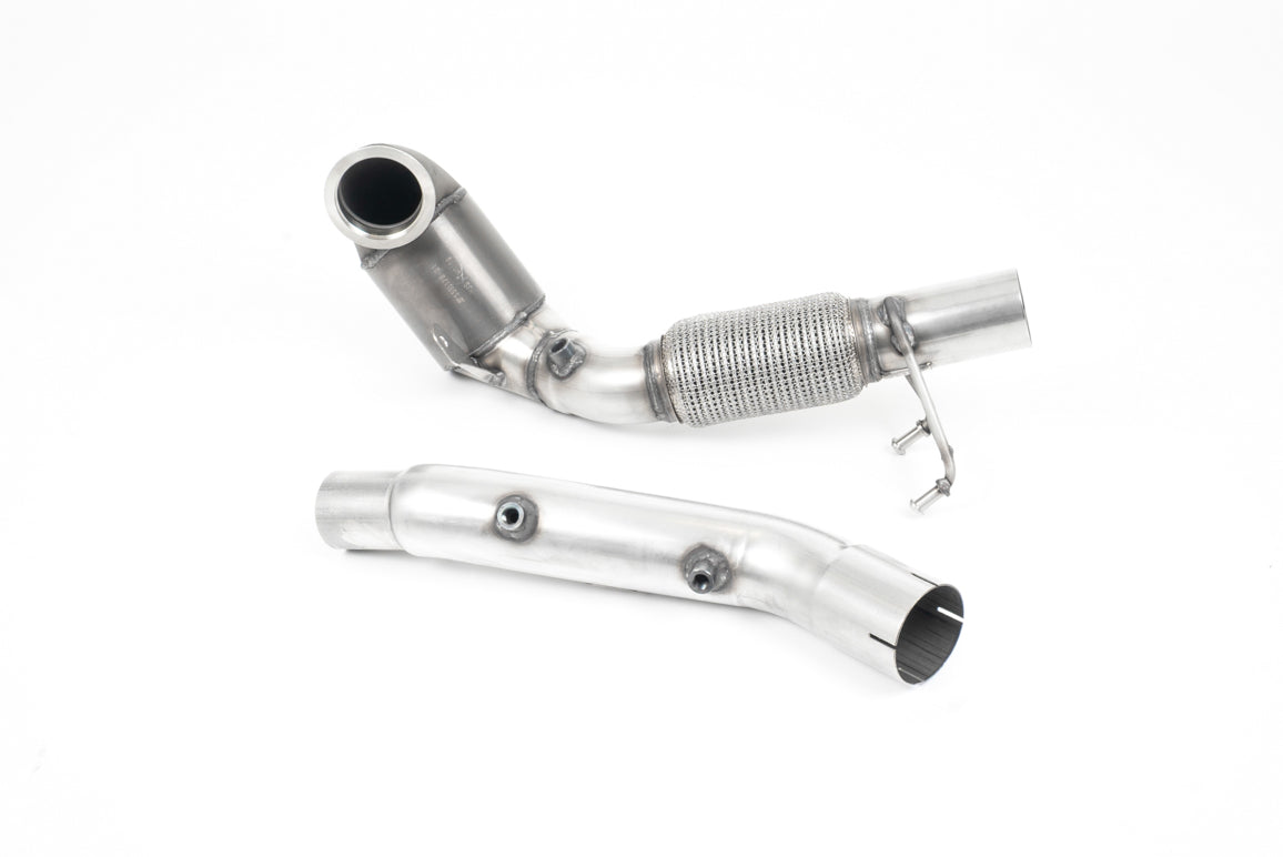 Milltek Sport Downpipe ohne Katalysator passend für Seat Leon Cupra 290 & Skoda Octavia vRS 2.0 TSI Hatch & Estate & VW Go...