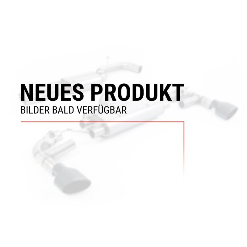 Milltek Sport Abgasanlage passend für VW Golf Mk4 R32 3.2 V6 4WD - resonated - polierte eingerollte Endrohre