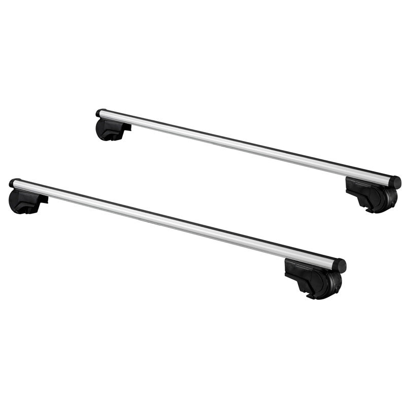 Universal Dachträgersatz Twinny Load Aluminium Driver 124cm für PKW's mit offene Dach-Schiene