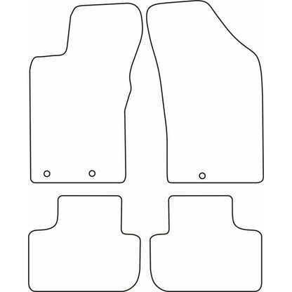 Autoteppiche passend für Alfa Romeo 147 2000-2010