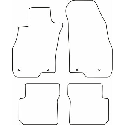 Autoteppiche passend für Alfa Romeo Mito 2008-2016