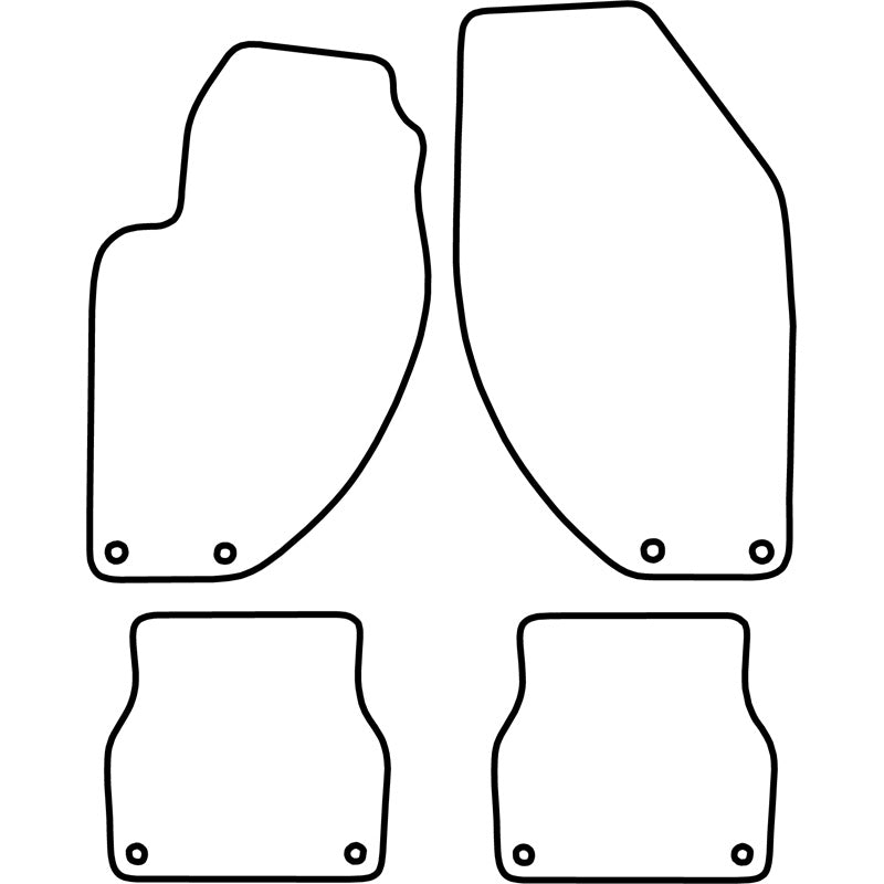 Autoteppiche passend für Alfa Romeo 166 2000-2003