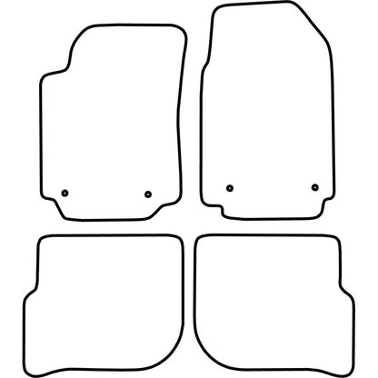 Autoteppiche passend für Audi 100 1991-1994 / A6 1994-1997