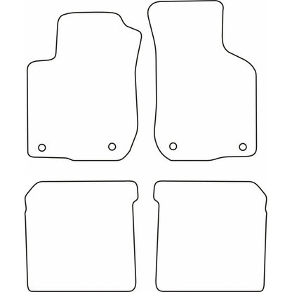 Autoteppiche passend für Audi A3 1996-2003