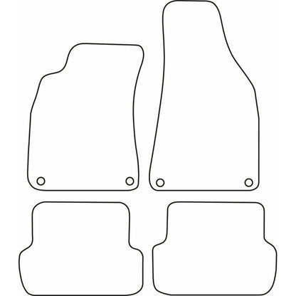 Autoteppiche passend für Audi A4 2001-2004