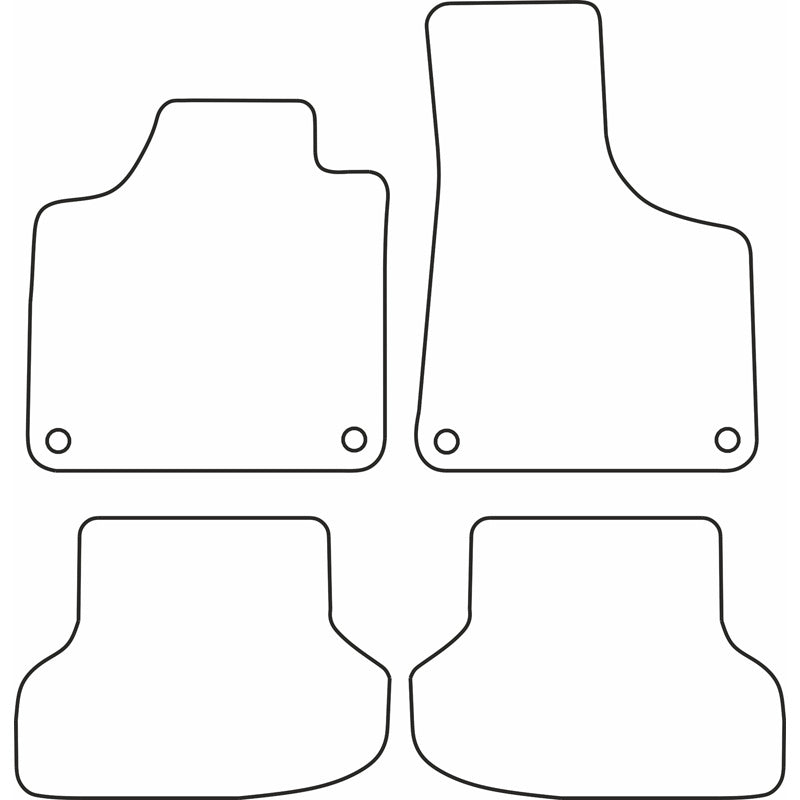 Autoteppiche passend für Audi A3 2003-2012