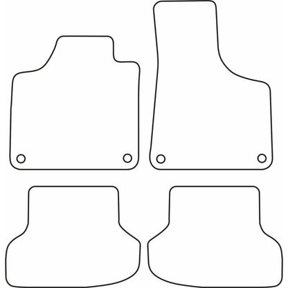 Autoteppiche passend für Audi A3 2003-2012