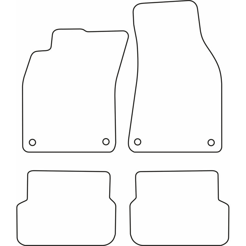 Autoteppiche passend für Audi A6 2004-2007