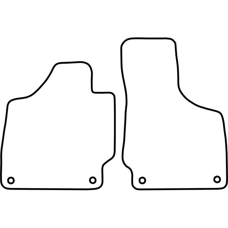 Autoteppiche passend für Audi TT 2006-2013 (nur Vorne)