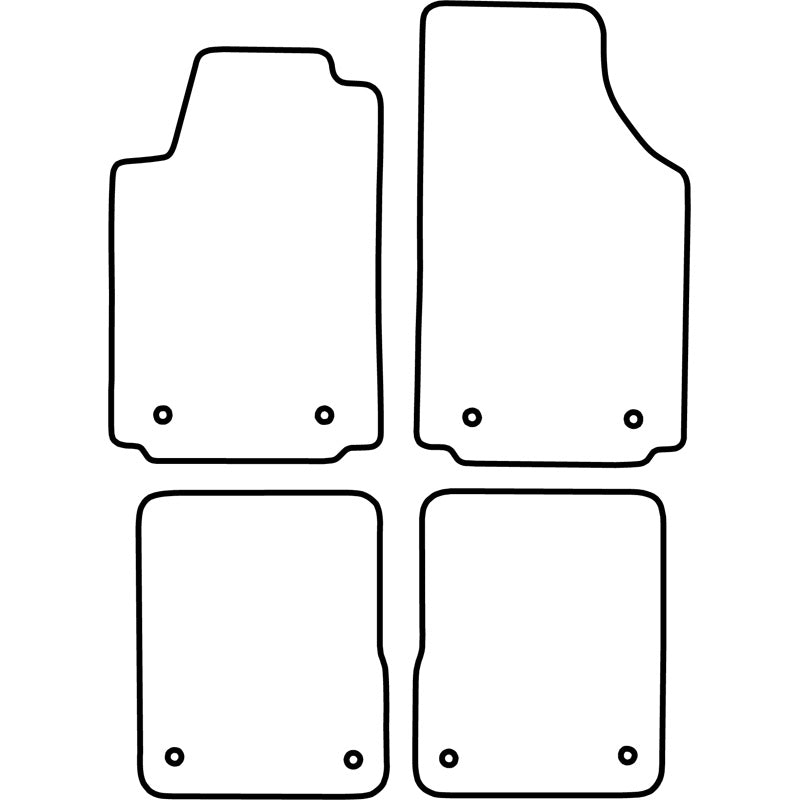 Autoteppiche passend für Audi A2 2000-2005