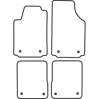 Autoteppiche passend für Audi A2 2000-2005