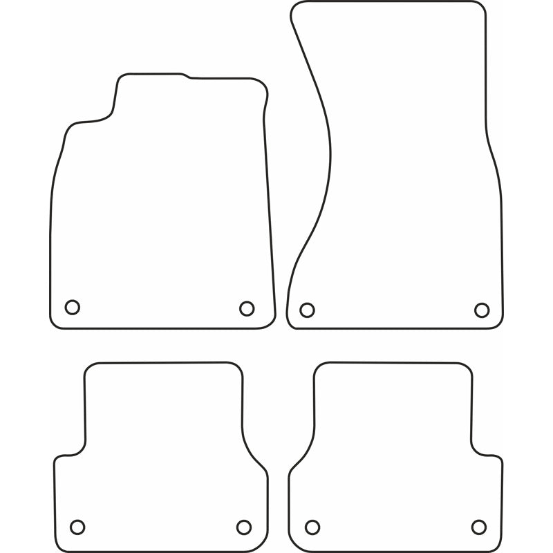 Autoteppiche passend für Audi A6 2011-2018