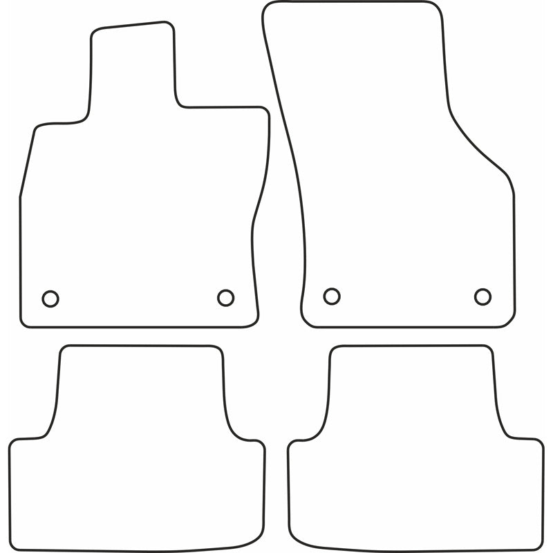 Autoteppiche passend für Audi A3 8V Sportback/Limousine 2012-2020