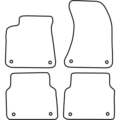 Autoteppiche passend für Audi A8 2011-2017