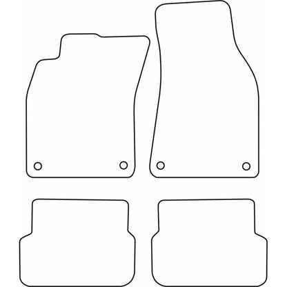 Autoteppiche passend für Audi A6 2007-2010