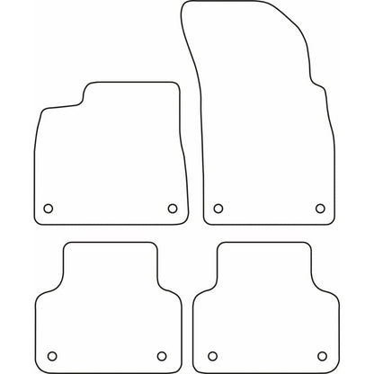 Autoteppiche passend für Audi Q7 2015-