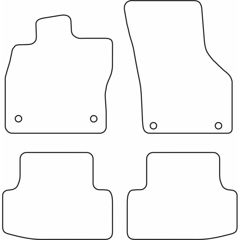 Autoteppiche passend für Audi A3 (8Y) Limousine/Sportback 2020- exkl. eTFSi/MHEV