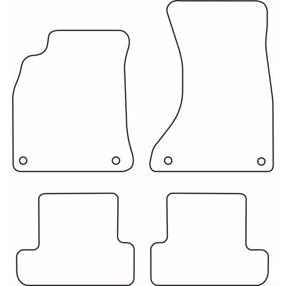 Autoteppiche passend für Audi A5 (8TA) Sportback 2009-2017