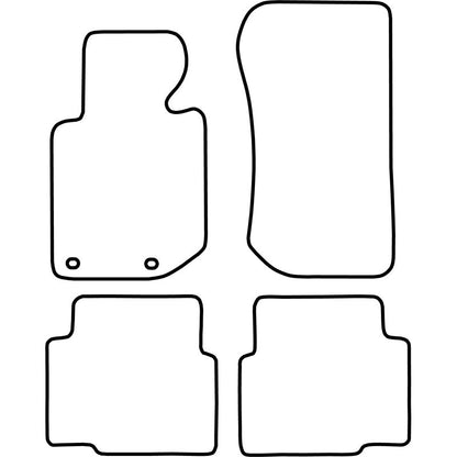 Autoteppiche passend für BMW 3er (E36) Coupe/compact 1993-2001