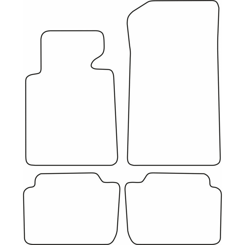 Autoteppiche passend für BMW 3er (E46) 1998-2002