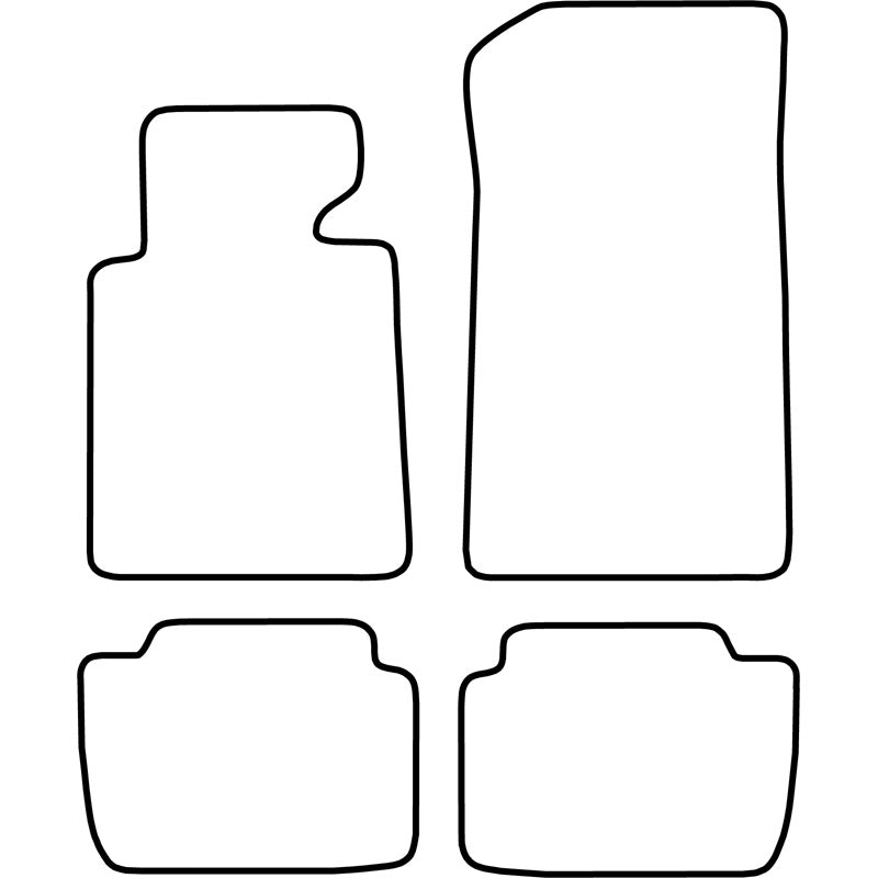 Autoteppiche passend für BMW 3er (E46) 2002-2005