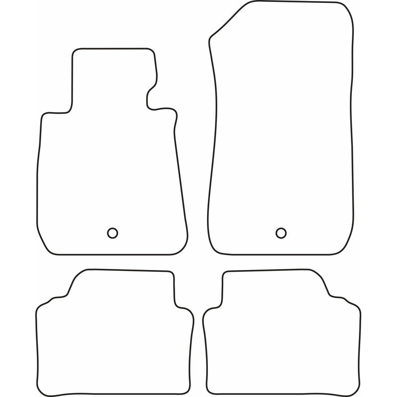 Autoteppiche passend für BMW 3er (E90-E91) 2005-2012