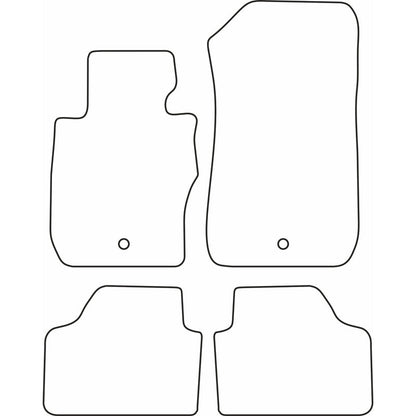 Autoteppiche passend für BMW X1 E84 2009-2015