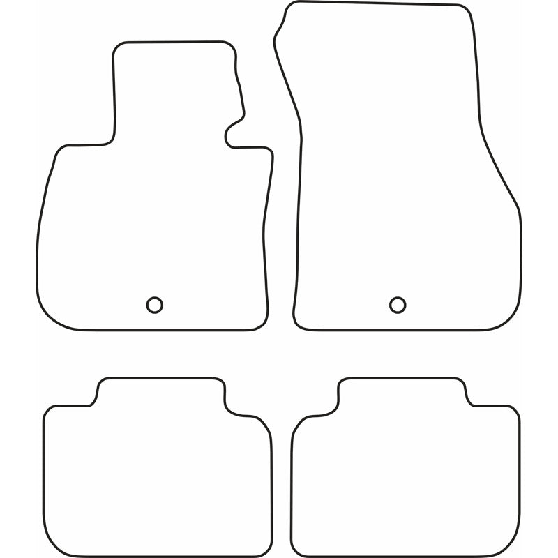 Autoteppiche passend für BMW X1 F48 2015- & X2 F39 2018-
