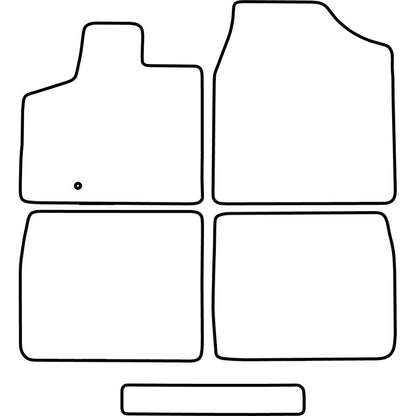 Autoteppiche passend für Chrysler Grand Voyager 2009-