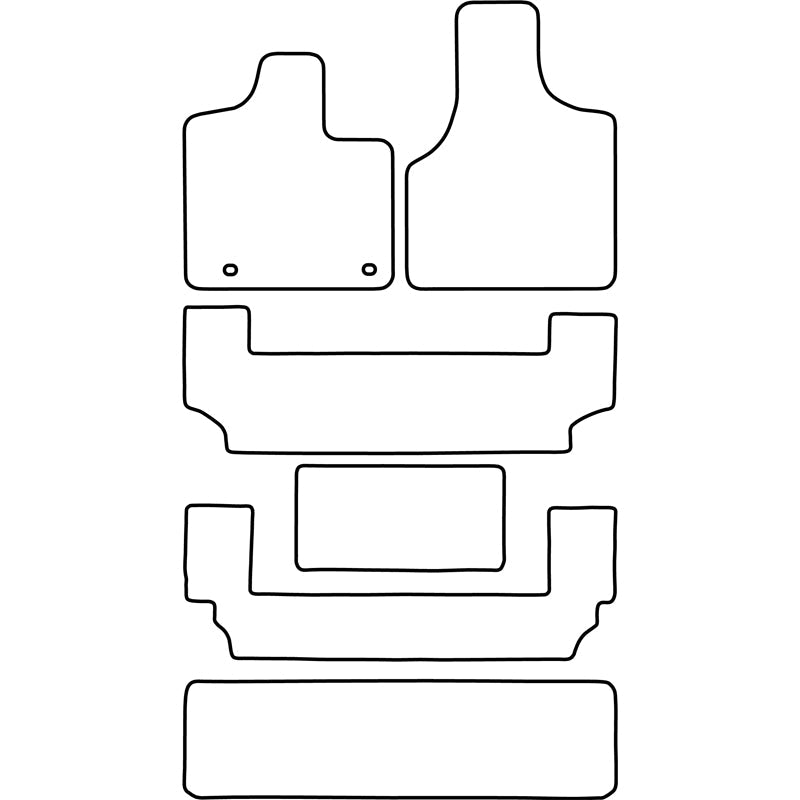 Autoteppiche passend für Chrysler Grand Voyager 2002-2009