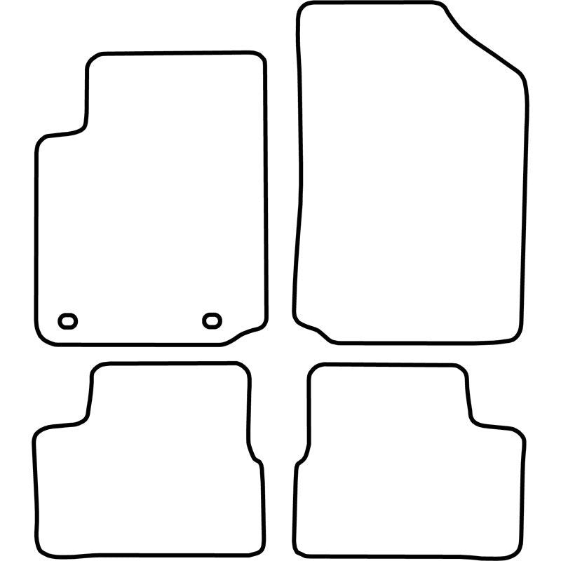 Autoteppiche passend für Citroen C3 2002-2005