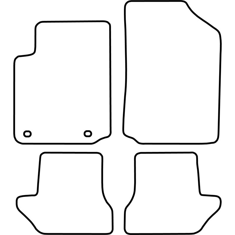 Autoteppiche passend für Citroen C3 Pluriel 2002-2005