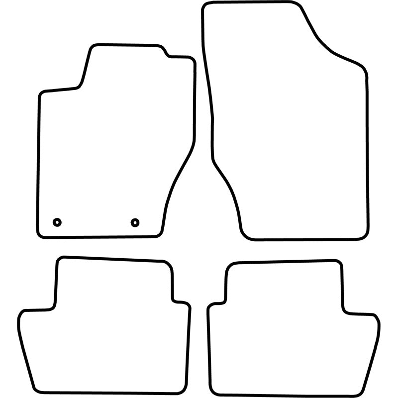 Autoteppiche passend für Citroen C4 2004-2010