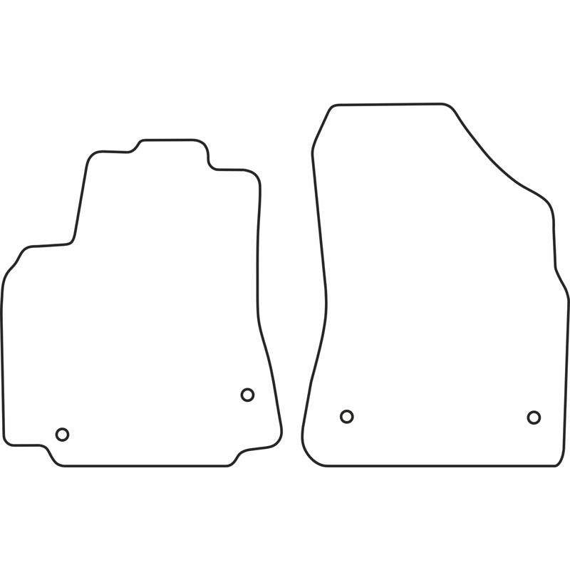 Autoteppiche passend für Citroen Berlingo 2008-2018 (nur vorne)