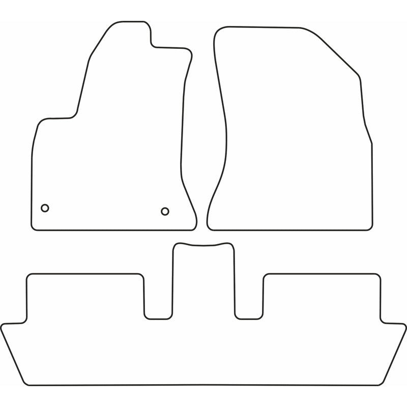 Autoteppiche passend für Citroen C4 Picasso 2006-2012 (5 Personen)