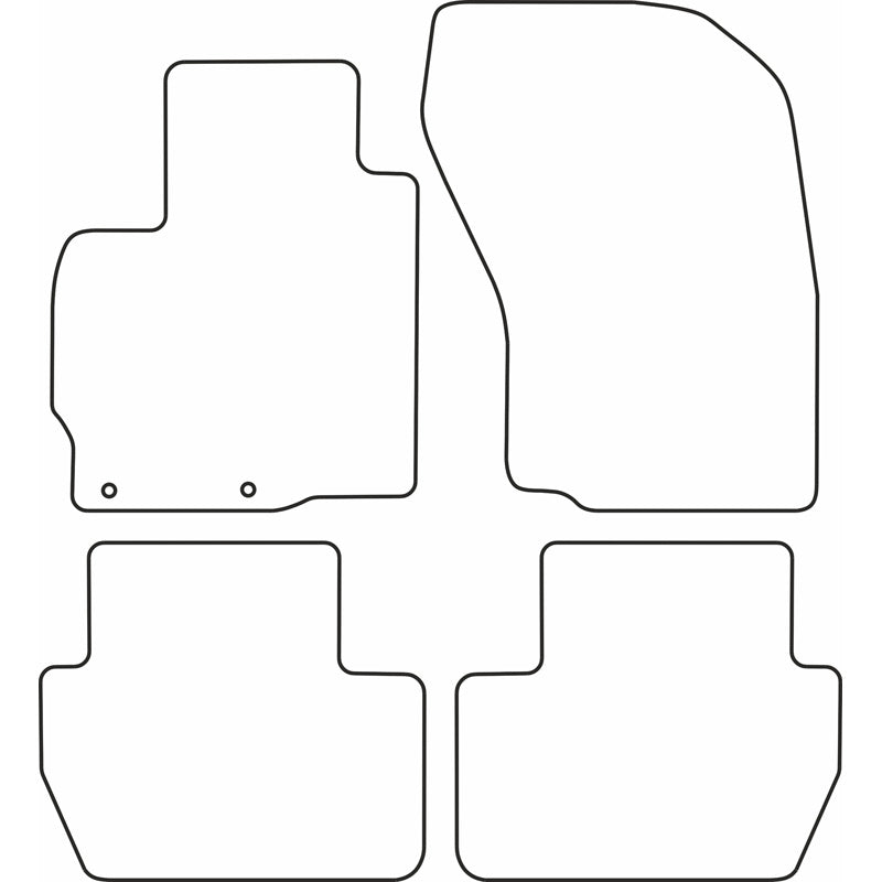 Autoteppiche passend für Citroen C-Crosser 2007-2012