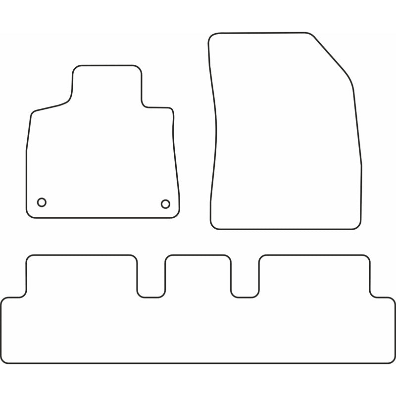 Autoteppiche passend für Citroën C4 Picasso 2013- & C4 Spacetourer 2018- (5 Personen)