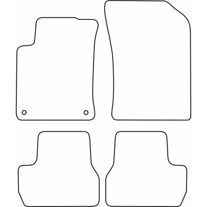 Autoteppiche passend für Citroen C3 2010-2016