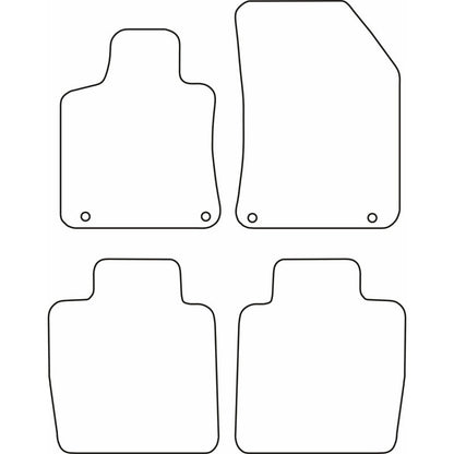 Autoteppiche passend für Citroën DS9 2020-