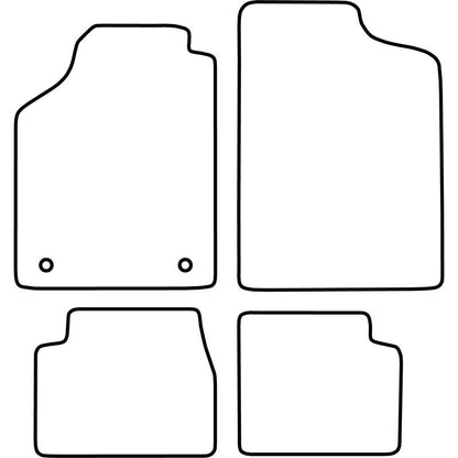 Autoteppiche passend für Daihatsu Charade 1993-2001