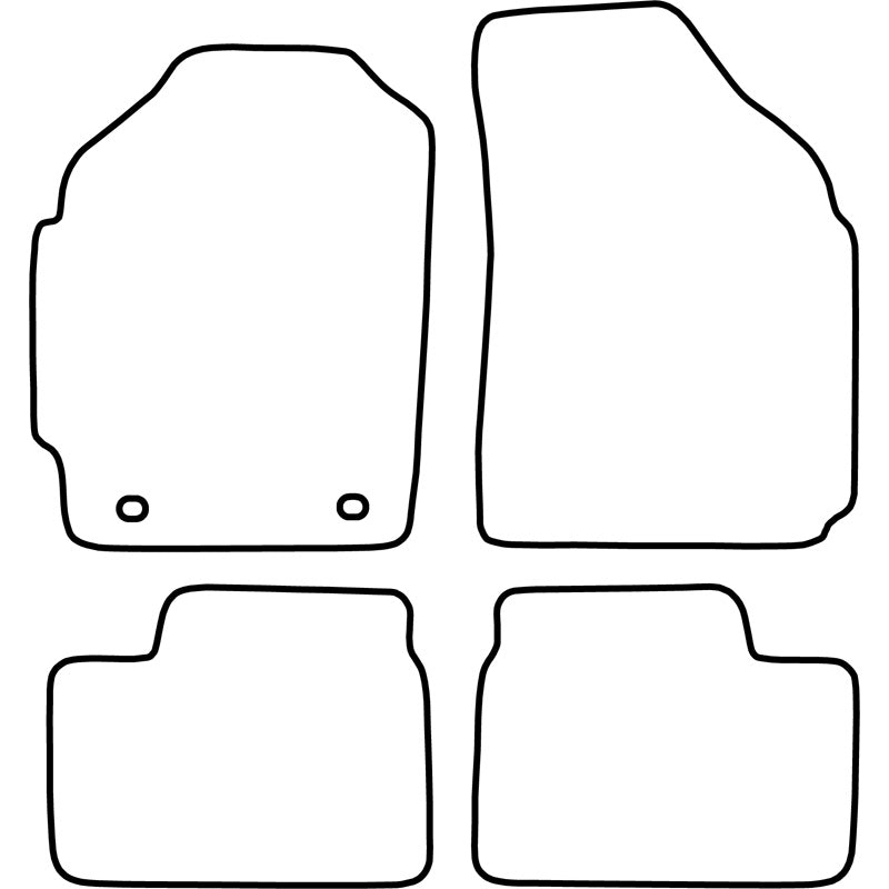 Autoteppiche passend für Daewoo Matiz 1998-2001