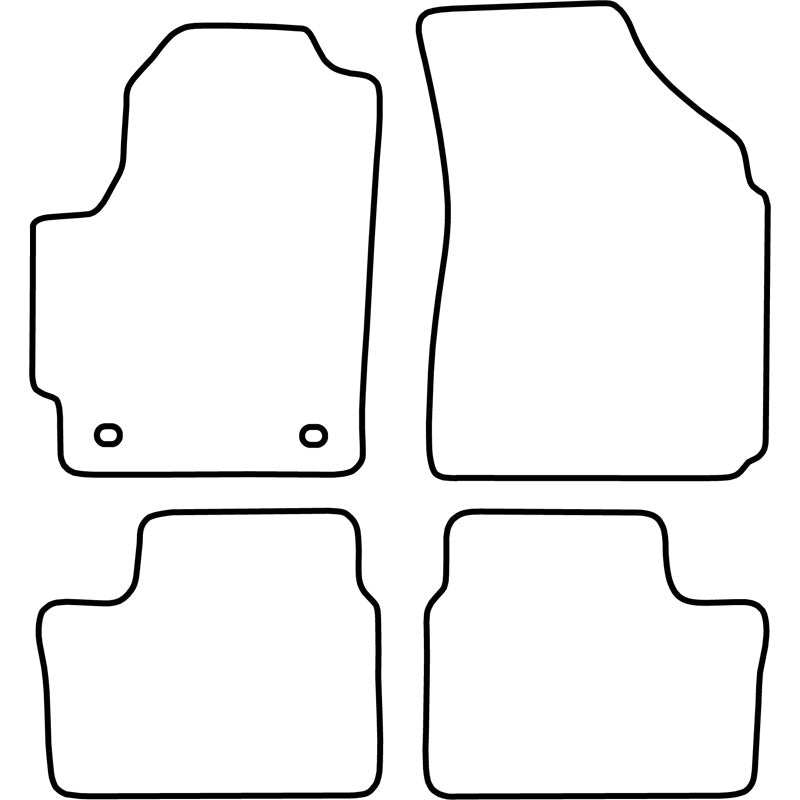 Autoteppiche passend für Daewoo Matiz 2001-2006