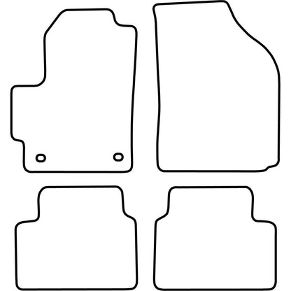 Autoteppiche passend für Chevrolet Matiz 2005-2010