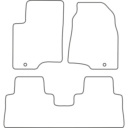 Autoteppiche passend für Chevrolet Captiva 2006-2011