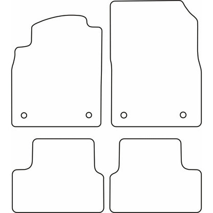 Autoteppiche passend für Chevrolet Cruze 2009-